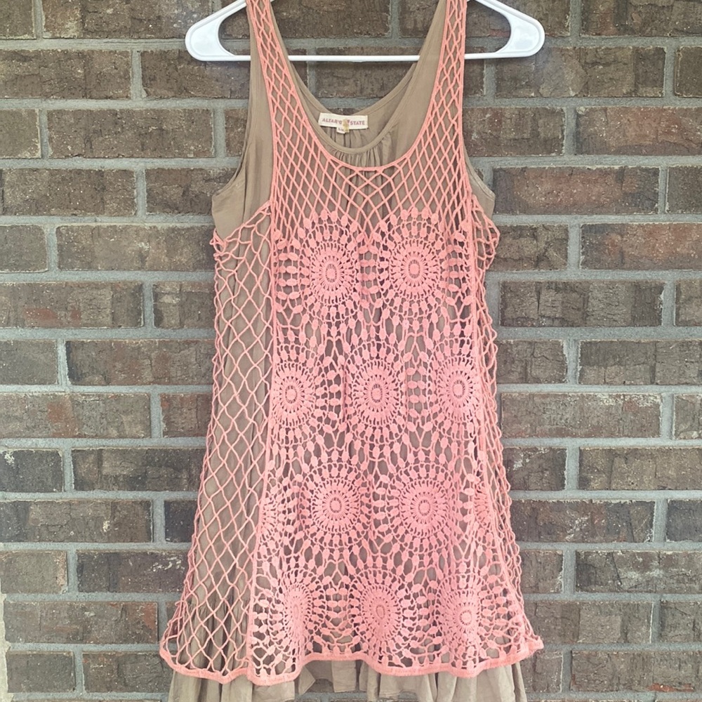 - Boho style Altar’d State crochet dress size medium